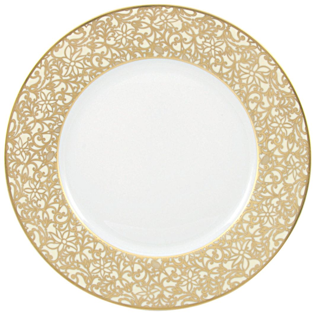 Plat rond creux ivoire - Raynaud